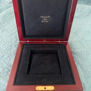 Arnold & Son Wooden Watch Box